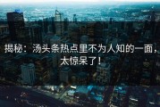 揭秘：汤头条热点里不为人知的一面，太惊呆了！