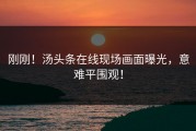 刚刚！汤头条在线现场画面曝光，意难平围观！