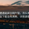 明星遭遇秘闻全网炸裂，汤头条轻量版下载全网沸腾，详情速看
