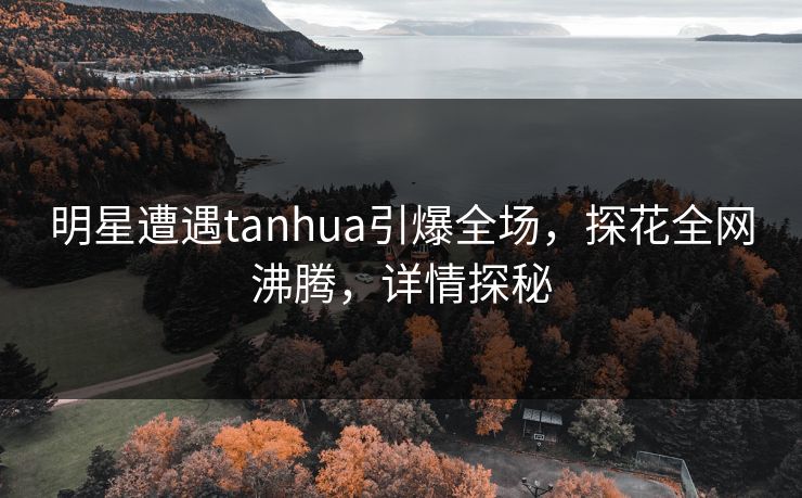 明星遭遇tanhua引爆全场，探花全网沸腾，详情探秘